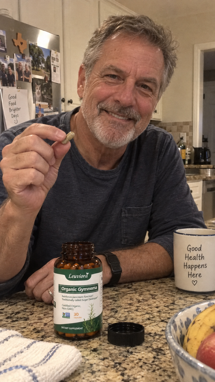 Leuviora customer holding the product